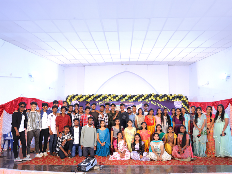 B.Tech 2nd Year CSE students Organized a Fresher’s Party