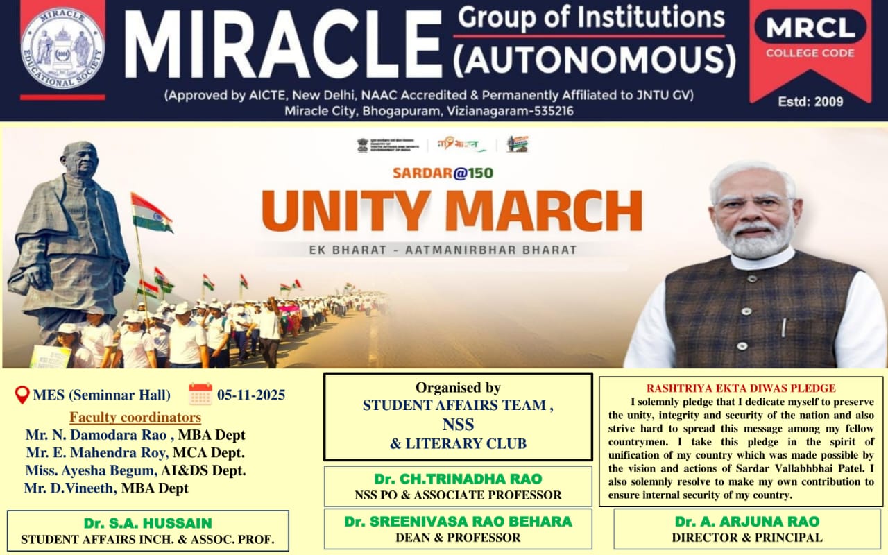 Rashtriya Ekta Diwas – 150th Birth Anniversary of Sardar Vallabhbhai Patel