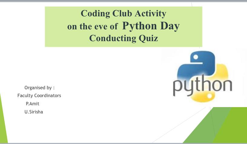 Python (PI Day)