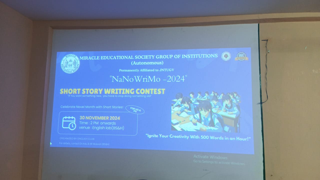 NaNoWriMo( National Novel Writing Month on English)