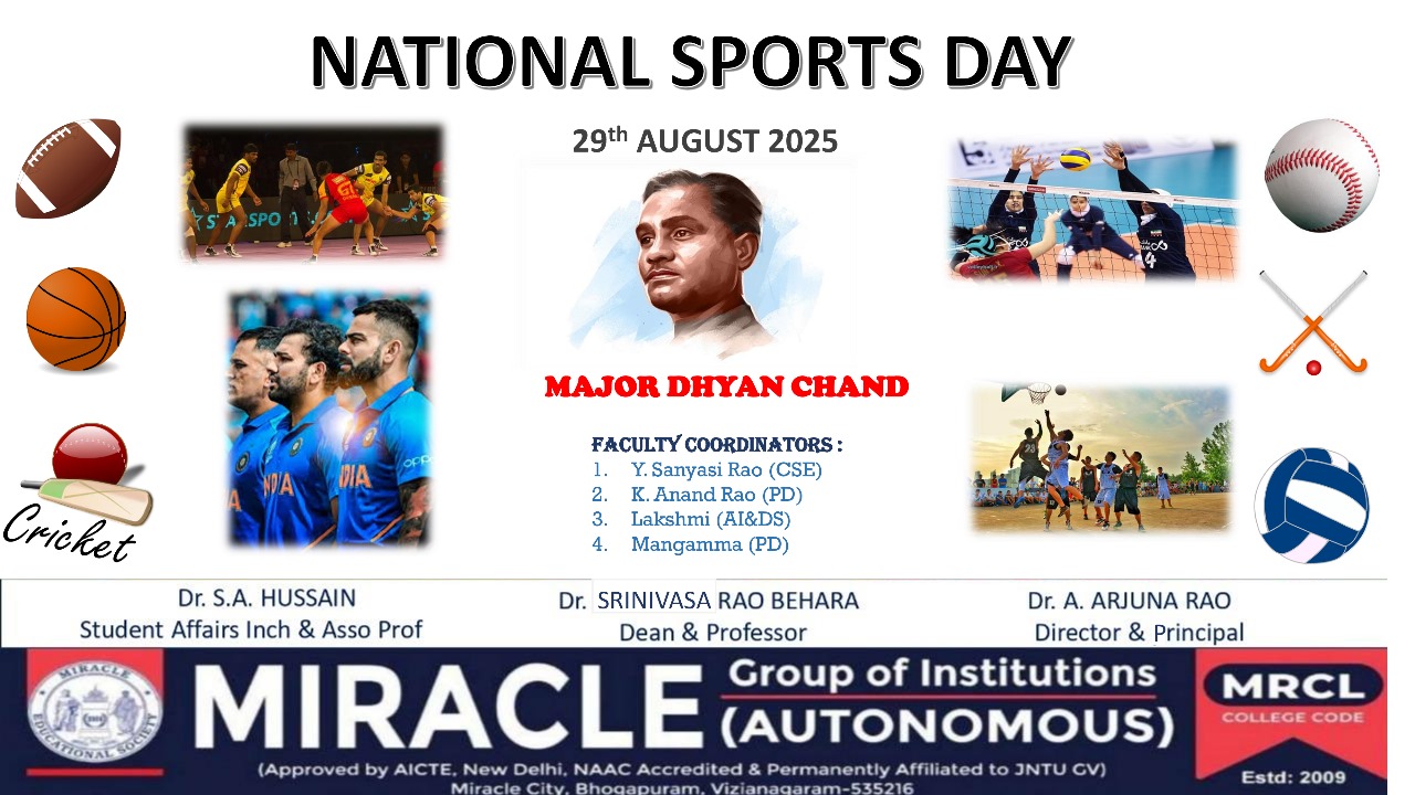 National Sports Day Celebrations