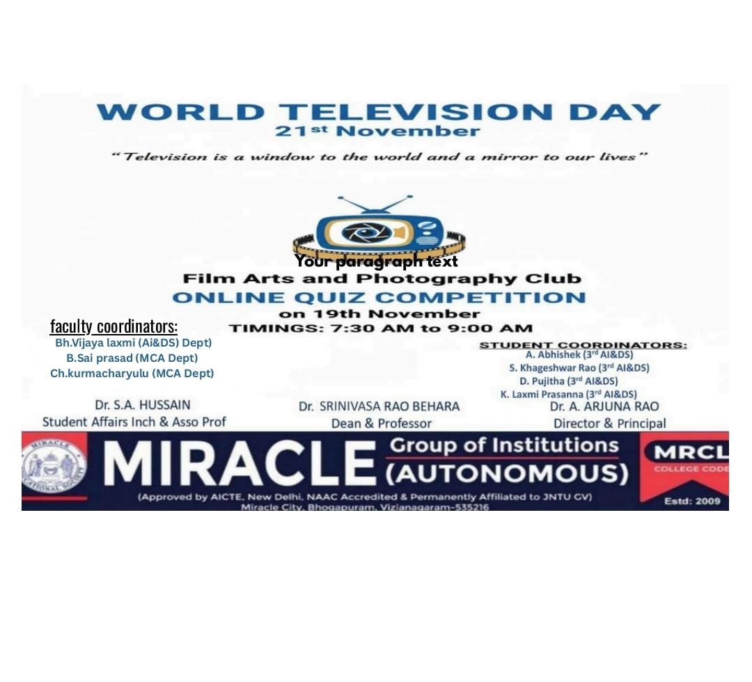 World Television Day on 19th November 2025