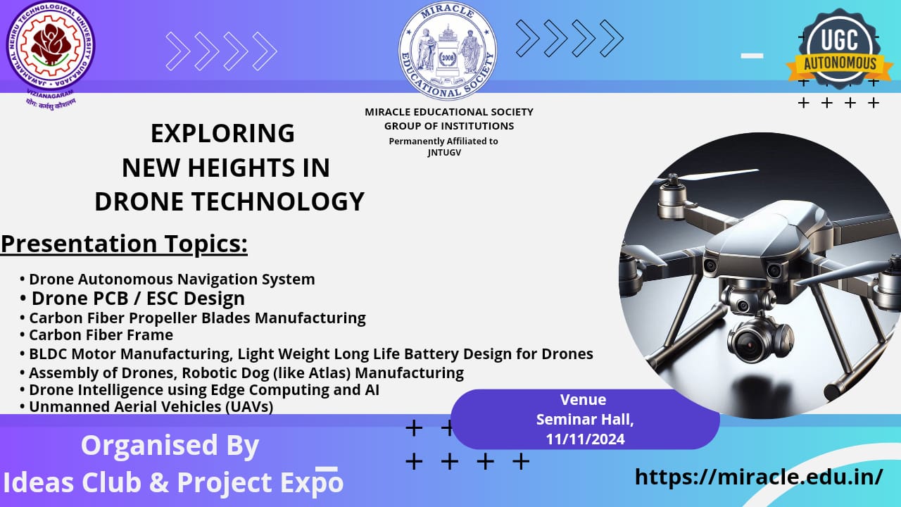 Internal seminar on Exploring potential Drone / UAV Component Manufacturing regard