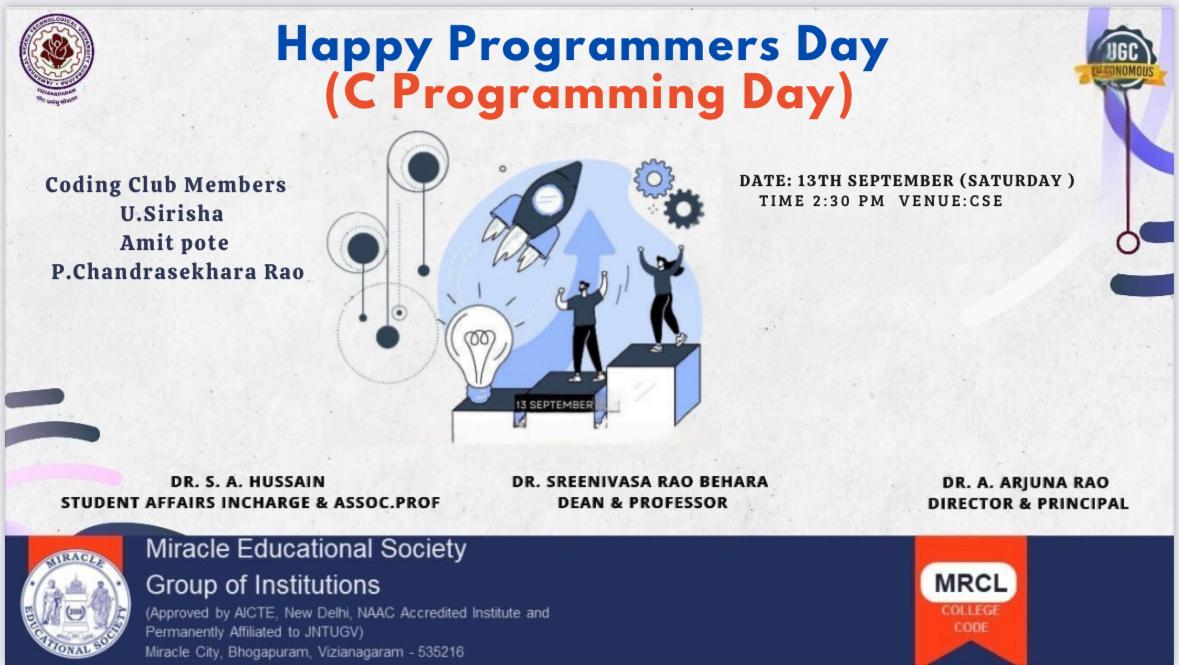 Happy Programmers Day ( C Programming Day)